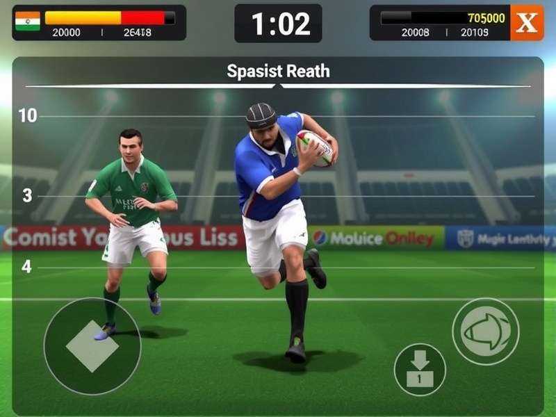 Rugby Showdown India gameplay screenshot