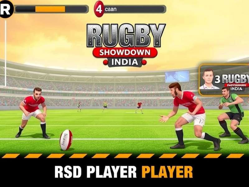 Rugby Showdown India download statistics graph